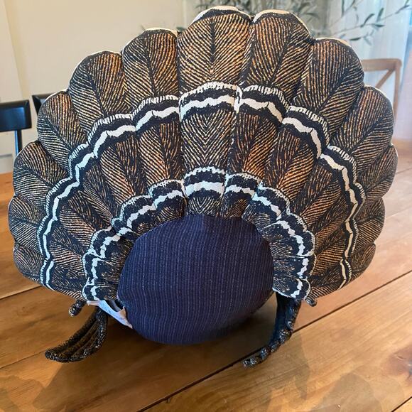 John Derian x Target Beaded Turkey Pillow Holiday Novelty Collectible Home Décor - Picture 10 of 11